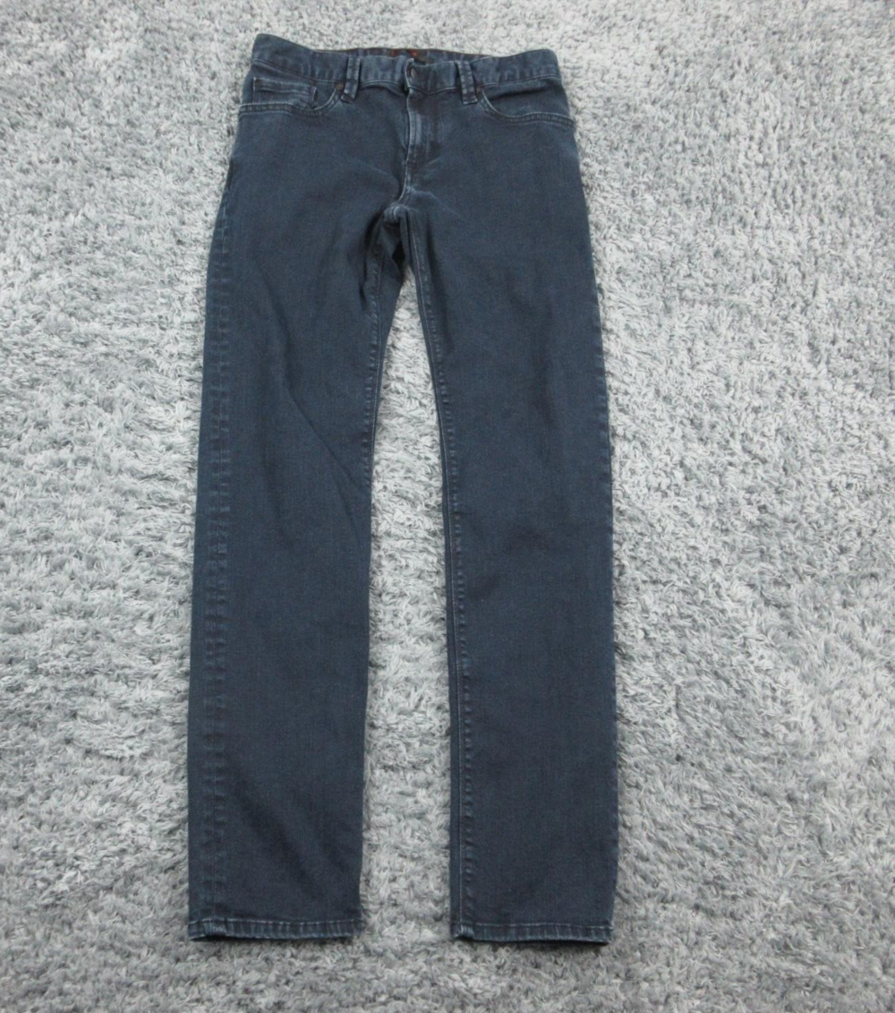 Alberto Pipe Jeans Mens 30x32 Blue DS Dual FX Denim Regular Fit Stretch 29x30*
